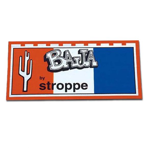 Baja by Stroppe Fender Sticker, 71-75 Ford Baja Bronco